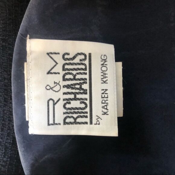 Vintage R&M Richards Structured Rayon Shirt 10 - Picture 7 of 8